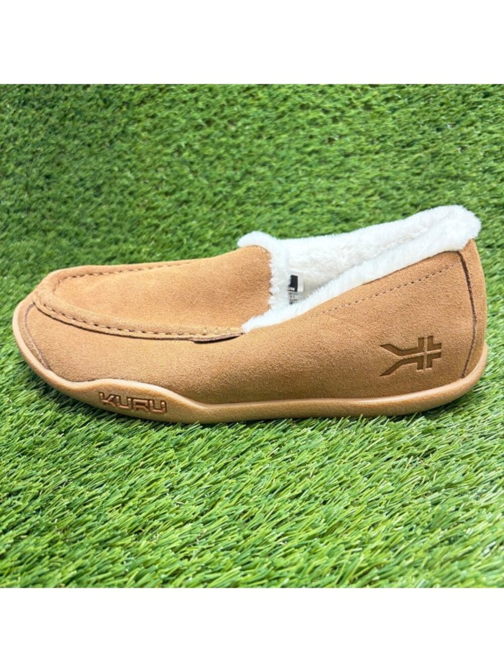 Kuru Loft Mens Size 9.5 Brown Casual Walking Slip On Moccasin Slippers Shoes